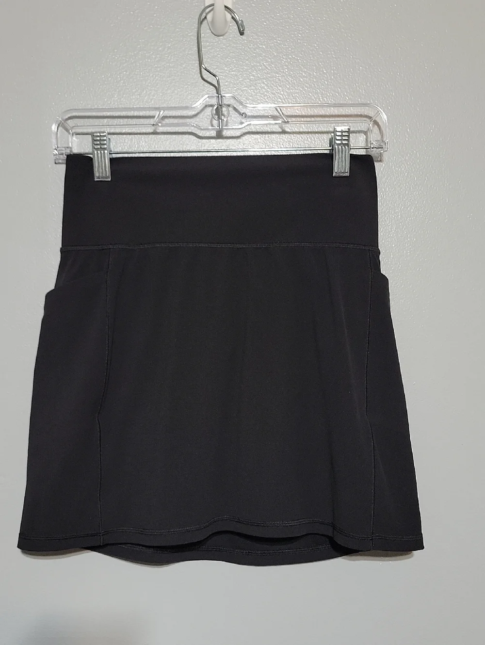 Athleta Womens Salutation Stash High Rise Black Skort Tennis Golf Atheisure S XS - Picture 1 of 9